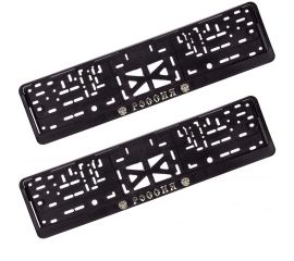 _Рамки рельефная надпись + силиконовые вставки_