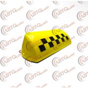 Знак Шашки (большой) ЖЕЛТЫЙ на 4 магнитах, 12V уп16 шт