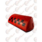 Знак Шашки (большой) ОРАНЖЕВЫЙ на 6 магнитах, 12V уп 16 шт