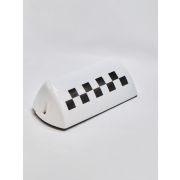 Знак Шашки (большой) БЕЛЫЙ на 4 магнитах, 12V уп16 шт