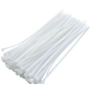 ХОМУТ нейлон-3х200 -бел 1007/005*100уп в кор10 уп