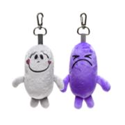 Брелок для ключей две Эмоции-веселая Пара №3, 2шт