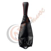 Ручка КПП КОЖ/ЗАМ  ЛЮКС 2101-2107 с красной отстрочкой