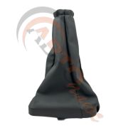 Чехол на ручку КПП  КАЛИНА, с рамкой серый