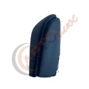 Чехол на ручку КПП кожа на шнуровке, черный (большой)