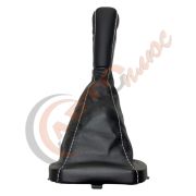 Ручка КПП с кожаным чехлом NEW 2110 (рамка) с серой отстрочкой