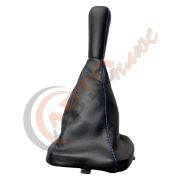 Ручка КПП с кожаным чехлом NEW 2110 (рамка) с синей отстрочкой