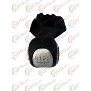 Ручка КПП с кожаным чехлом ЛЮКС 2108-2109 с серой отстрочкой