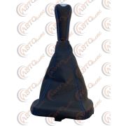 Ручка КПП с кожаным чехлом ЛЮКС 2110-12 с синей отстрочкой