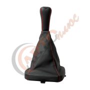 Ручка КПП КОЖ/ЗАМ  ЛЮКС 2110-2112 с красной отстрочкой