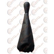 Ручка КПП с кожаным чехлом NEW 2101-07 с черной отстрочкой