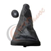 Ручка КПП КОЖА КАЛИНА черная