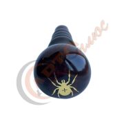 Ручка КПП дерево лак ДАВ ВЫСОКАЯ -22-  ПАУК, уп.10 шт