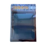 Оплетка руля на шнуровке перфорированная (S) 35-36см (в блистере) серая, уп. 10 шт