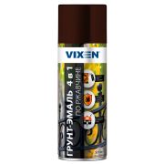 Грунт-эмаль VIXEN VX-518017 по ржавчине 4в1 - шоколадно-коричневый RAL 8017 уп 6 шт