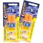 Клей эпоксидный двухкомпонентный CityUP UP -89 - 2*3мл - шприц-тюбик уп 12 шт