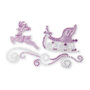 Наклейка СТИКЕР  PHANTOM PH5966 СТРАЗЫ олень везет сани