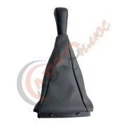 Ручка КПП с кожаным чехлом ПРИОРА черная