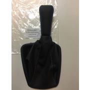 Ручка КПП с кожаным чехлом ЛЮКС ГРАНТА/КАЛИНА-2   К/З черная с синей отстрочкой