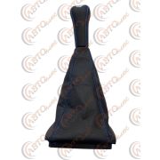 Ручка КПП с кожаным чехлом ЛЮКС ПРИОРА  с синей отстрочкой