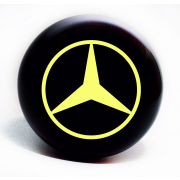 Ручка руля дерево лак лентяйка ДАВ -37- МЕРСЕДЕС, уп.10 шт