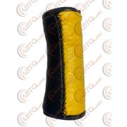 Ручка на ручной тормоз кожа универсальная  желтая