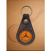 Брелок для ключей КАПЛЯ - MERSEDES (кожа)