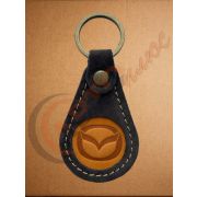 Брелок для ключей КАПЛЯ - MAZDA (кожа)