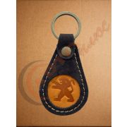 Брелок для ключей КАПЛЯ - PEUGEOT (кожа)