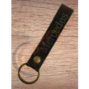 Брелок для ключей ЛЮВЕРС  Темно-Коричневый  MERSEDES (кожа)