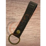 Брелок для ключей ЛЮВЕРС Темно-Коричневый  MITSUBISHI (кожа)