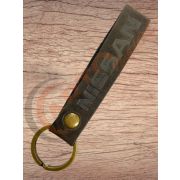 Брелок для ключей ЛЮВЕРС Темно-Коричневый  NISSAN (кожа)