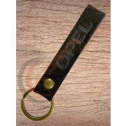 Брелок для ключей ЛЮВЕРС  Темно-Коричневый OPEL (кожа)