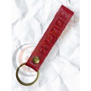 Брелок для ключей ЛЮВЕРС-Красный HYUNDAI (кожа)
