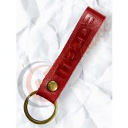 Брелок для ключей ЛЮВЕРС-Красный MAZDA (кожа)