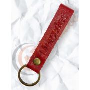 Брелок для ключей ЛЮВЕРС-Красный MERSEDES (кожа)