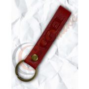 Брелок для ключей ЛЮВЕРС-Красный OPEL (кожа)