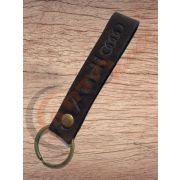 Брелок для ключей ЛЮВЕРС Темно-Коричневый AUDI (кожа)