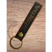 Брелок для ключей ЛЮВЕРС Темно-Коричневый  HONDA (кожа)