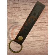 Брелок для ключей ЛЮВЕРС Темно-Коричневый  MAZDA (кожа)