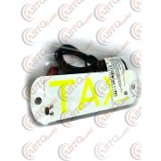 Табло TAXI DP-250 неоновый большой, штекер в прикуриватель БЕЛЫЙ