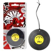 Ароматизатор игрушка подвесная ВИНИЛ черный PH 3674 ваниль уп 24 шт