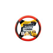 Оплетка руля AL-038  ЭКОКОЖА (L) красная уп. 25 шт