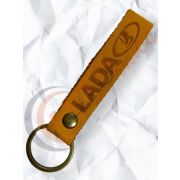 Брелок для ключей ЛЮВЕРС-Рыжый LADA (кожа)