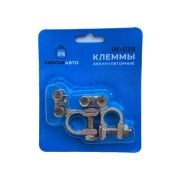 Клеммы аккумуляторные IN-039 в блистере латунь