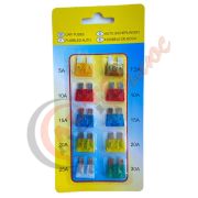 Предохранители флажковые в наборе стандарт DP -481 ВАЗ 08 10 шт