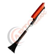 Щетка-сметка автомобильная со скребком ZJSB-26 телескоп  длина 62-84,5см, ширина скребка 10,7см, длина щетины 6см