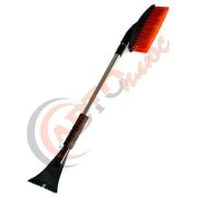 Щетка-сметка автомобильная со скребком ZJSB-32 телескоп    длина 73-108см, ширина скребка 10,5см, длина щетины 6см