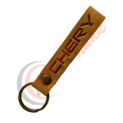 Брелок для ключей ЛЮВЕРС-Бежевый CHERY (кожа)