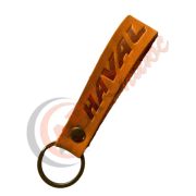 Брелок для ключей ЛЮВЕРС- Рыжий  HAVAL (кожа)